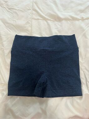 LIKE NEW Celestial Bodiez Navy High-Waist Bike Shorts